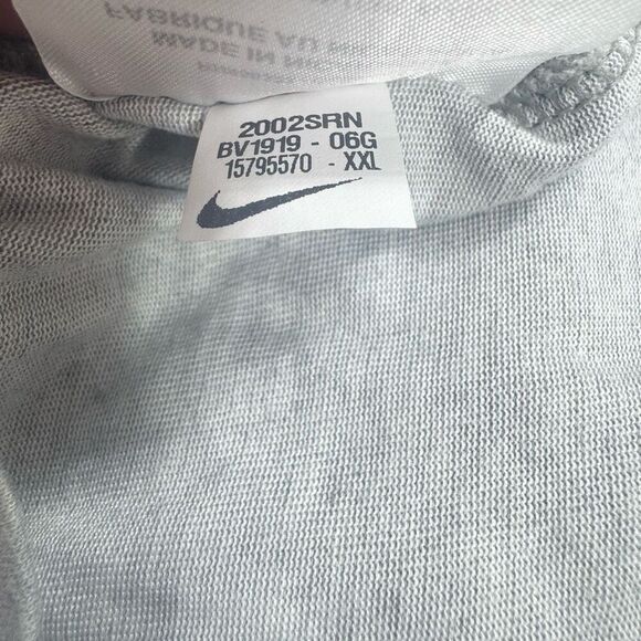 Nike Cubs Tee Dri-Fit T-Shirt Womens 2XL Gray Short Sleeve Crew Neck USA Flag - Picture 5 of 9